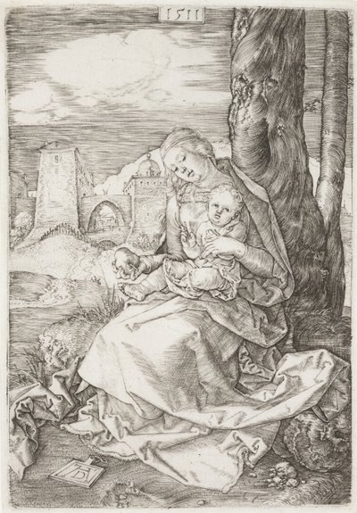 Bakire ve Armutlu Çocuk by Albrecht Dürer