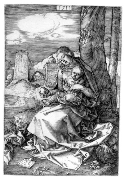 Bakire ve Armutlu Çocuk, 1511 by Albrecht Dürer