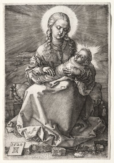 Kundaklanmış Çocuklu Bakire by Albrecht Dürer or Duerer