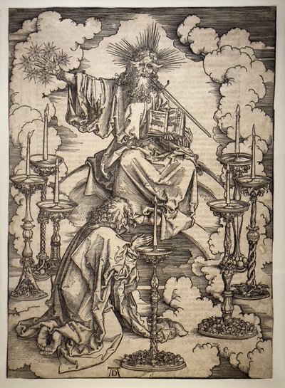 7 şamdan vizyonu by Albrecht Dürer or Duerer