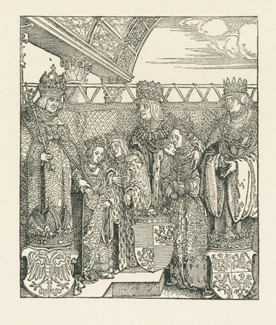 İmparator I. Maximilian için Zafer Takı by Albrecht Dürer or Duerer