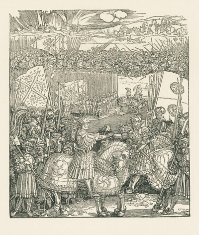İmparator I. Maximilian için Zafer Takı by Albrecht Dürer or Duerer