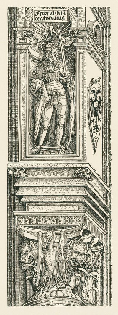 İmparator I. Maximilian için Zafer Takı by Albrecht Dürer or Duerer
