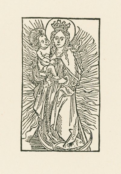 Güneşin Altındaki Meryem Ana by Albrecht Dürer or Duerer