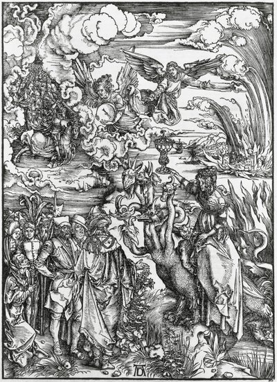 Babil Fahişesi, Kıyamet by Albrecht Dürer