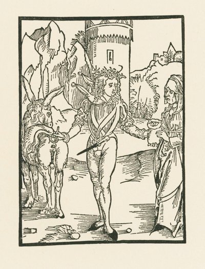İyi niyetle el sallamak by Albrecht Dürer or Duerer