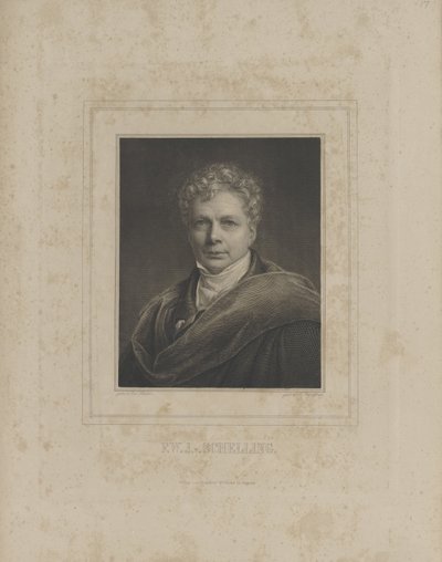 Friedrich Wilhelm Joseph Schelling 1775-1854, c. 1840. by Albrecht Fürchtegott Schultheiss