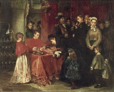 Haçın Hayranlığı (tuval üzerine yağlıboya) by Alejandrina Aurora de Gessler de la Croix