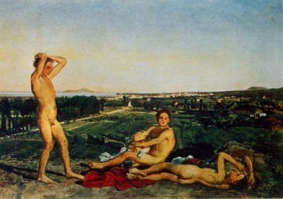 Napoli Körfezi kıyısında by Aleksandr Andreevich Ivanov
