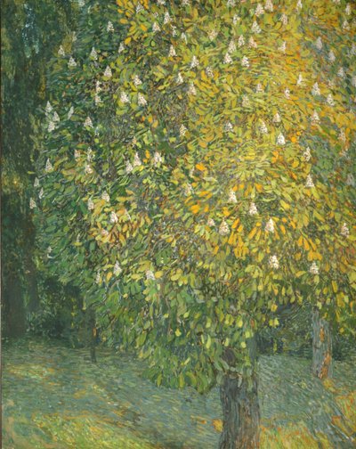 çiçek açan kestane ağacı by Aleksandr Jakovlevic Golovin