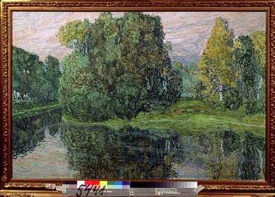 Ada (Ada). Alexander Yakolevich Golovin (Alexander Golovin) (1863-1930), karton üzerine guaj ve pastel boya, Rus sanatı, 19. yüzyıl sonu - 20. yüzyıl başı. Devlet Birleşik Sanat Müzesi, Kostroma (Rusya). by Aleksandr Jakovlevic Golovin