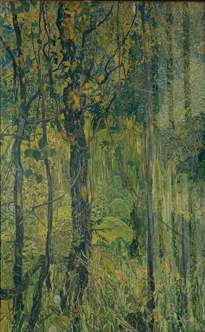 Bataklık ormanı, 1917 by Aleksandr Jakovlevic Golovin