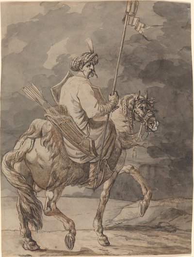 Polonyalı Binici by Aleksandr Osipovich Orlovskii