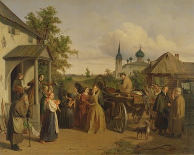 Ayrılış, 1850 by Aleksei Filippovich Chernyshev