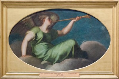 Şöhret (tuval üzerine yağlıboya) by Alessandro (1588 1648) Varotari