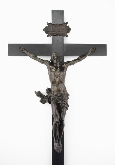 Haç, c.1646 (bronz, ebonizasyon ve lekeli armut ağacı) by Alessandro Algardi