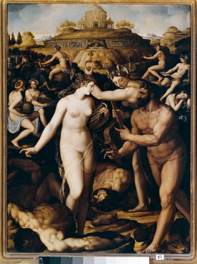 Herkül ve ilham perileri (Resim by Alessandro Allori