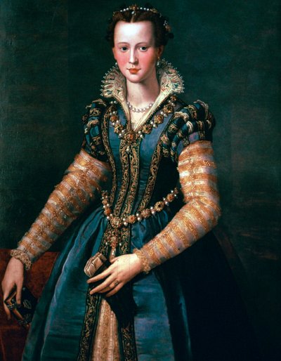 Maria de Medici, 1555. by Alessandro Allori