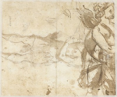 Yay ile ayakta Amor by Alessandro Casolani (attributed to)