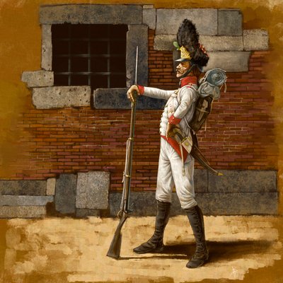 Avusturya Hat Grenadier, 1809 civarı, 2024 by Alessandro Lonati