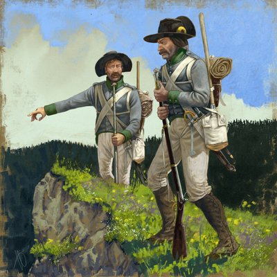 Perlustrasyonda Avusturyalı Öncüler, 1809 civarı, 2018 by Alessandro Lonati