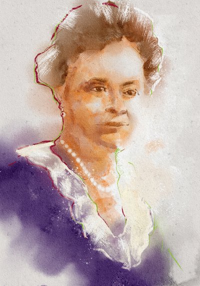 Eczacı Gertrudeb'in Portresi. Ellion, 2023 (çizim) by Alessandro Lonati