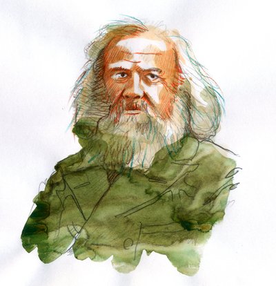 Dimitri Ivanovich Mendeleev'in Portresi, Mendeliev (veya Dmitri Mendeleev) by Alessandro Lonati
