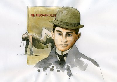 Franz Kafka'nın Portresi (1883-1924), Çek yazar (Franz Kafka'nın Portresi) by Alessandro Lonati