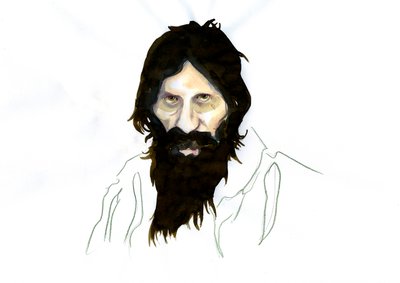 Grigori Iefimovich Rasputin'in Portresi (Rasputin by Alessandro Lonati