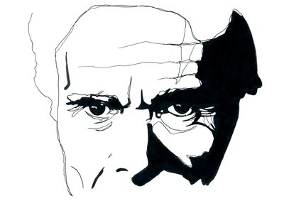 İtalyan yazar ve yönetmen Pier Paolo Pasolini'nin portresi (İtalyan yazar ve yönetmen Pier Paolo Pasolini'nin portresi) by Alessandro Lonati