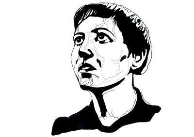 Joan of Arc'ın Portresi (1412-1431) (Joan of Arc'ın Portresi) by Alessandro Lonati