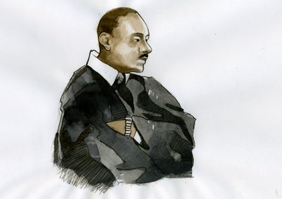 Papaz Martin Luther King'in Portresi (1929-1968) İllüstrasyonu by Alessandro Lonati