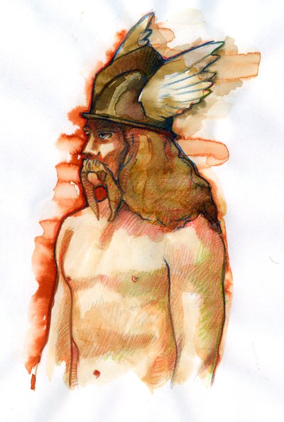 Vercingetorix'in Portresi (MÖ 72-46), Galya Halklarının Baş Arverne Federatörü by Alessandro Lonati