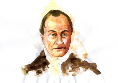 Fransız filozof Auguste Comte'nin (1798-1857) portresi (Fransız filozof Auguste Comte) by Alessandro Lonati