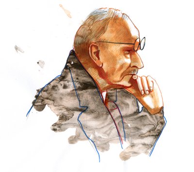 İsviçreli doktor psikiyatrist Carl Gustav Jung'un portresi (1875-1961) (Analitik psikolojiyi kuran İsviçreli psikiyatrist ve psikoterapist Carl Jung'un portresi) by Alessandro Lonati