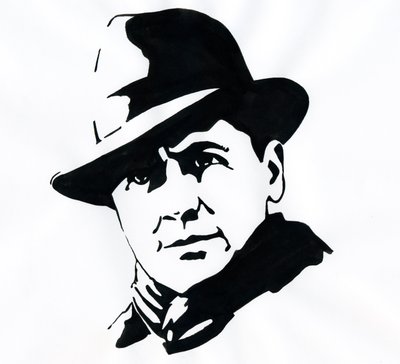 Prefet ve dirençli Fransız Jean Moulin'in (1899-1943) portresi by Alessandro Lonati