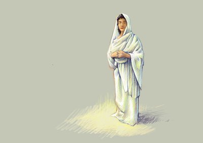 Roman Antiquite: Roman Lady'nin Temsili - Alessandro Lonati'nin Çizimi by Alessandro Lonati