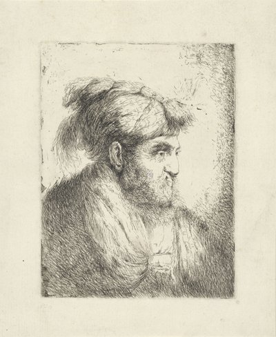 türbanlı adam by Alessandro Longhi