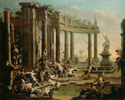 Bachnale, s.1720-30 by Alessandro Magnasco