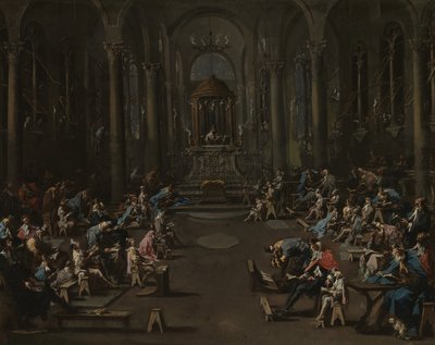 Sinagog, 1725-35 by Alessandro Magnasco