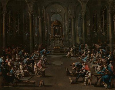 Sinagog, 172535. by Alessandro Magnasco