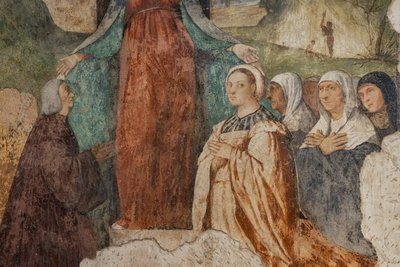 Merhamet leydimiz ve Kutsanmış Isnardo da Chiampo, detay by Alessandro Verla