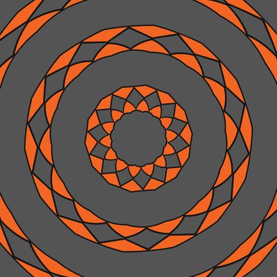 arabesk #32,2019,(karma teknik) by Alex Caminker