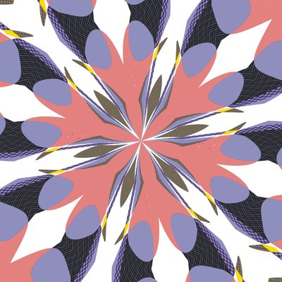 yonca (sürüm),2019,(karışık ortam) by Alex Caminker