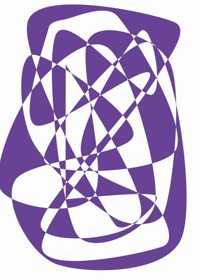 koyu mavi,2018,(karışık ortam) by Alex Caminker