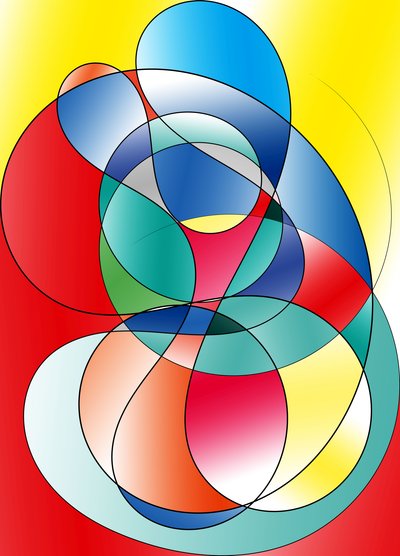 kucaklamak,2019,(gradyan) by Alex Caminker