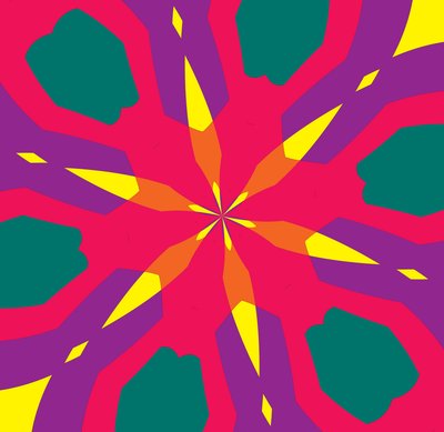 çiçekler #10,2019,(karışık teknik) by Alex Caminker