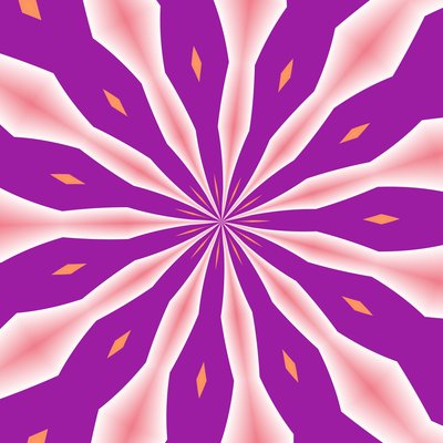 çiçekler #4,2019,(gradyan) by Alex Caminker