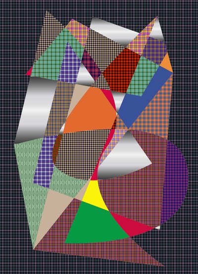 manzara,2019,(karışık ortam) by Alex Caminker