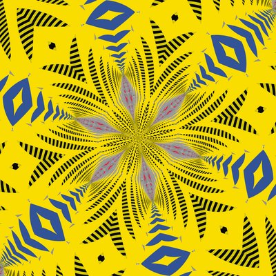simetri #10,2019,(karışık ortam) by Alex Caminker